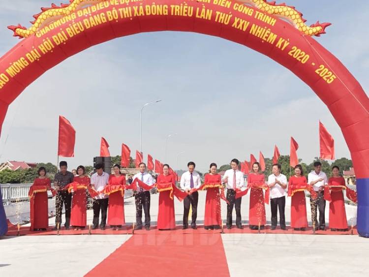 Khánh thành cầu Đông Mai